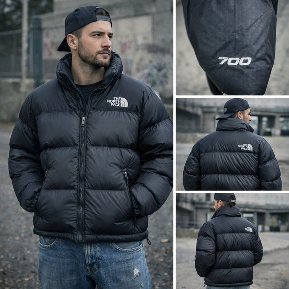 The North Face Other - The North Face Black 1996 Retro Nuptse‎ 700 Down Puffer Jacket Coat Size Medium